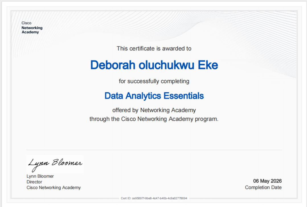 Cisco Certificate